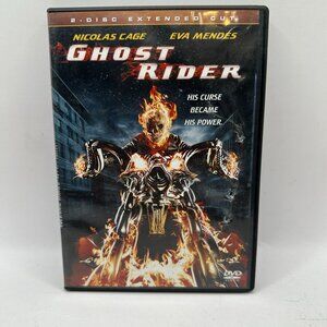Ghost Rider 2-Disc Extended Cut DVD Movie Not Rated Marvel Widescreen Eva Mendes